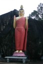 Standing Buddha statue outside Galle