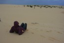 On the sand dunes at Worimi, Port Stephens