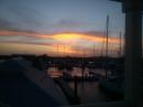 Sunset from the Captains lounge, Stock Island Marina