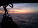 Sunrise offshore, 7 n.m. off the South Carolina coast.