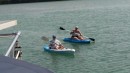 Judy and I kayaking in Iguana marina