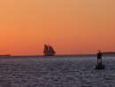 One of the schooners out for sunset cruise