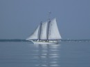 schooner as we approached Fishers Island