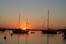 Sunset in Plymouth Harbor