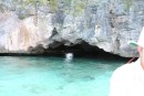IMG_0267: Neat cave on Flamingo Cay