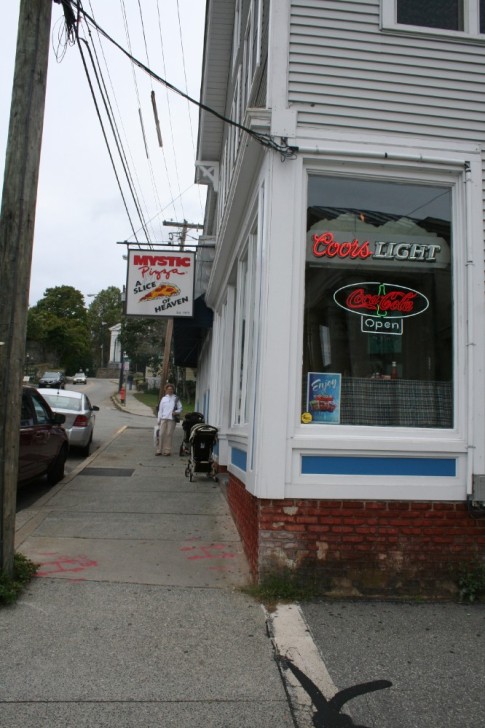 Mystic Pizza, famous as the site of a movie starring Julia Roberts