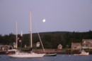 Full moon over Isle Au Haut