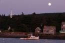Moonrise over Isle Au Haut