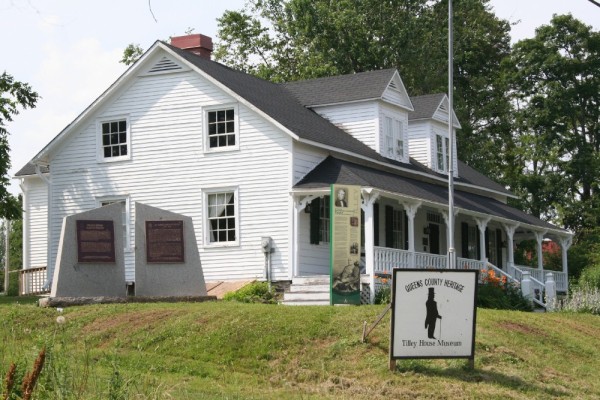 Birthplace of Sir Leonard Tilly, Canadian Father of Confederation, Gagetown NB