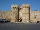 Rhodes old town wall gate