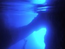 Blue cave lights