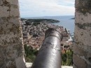 View from the top, Hvar town
