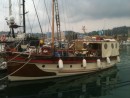 Lovely gypsy boat - think the boat looks a bit wild, you should have seen the crew