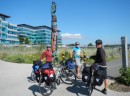 Day three of the big summer bike trip with Frannie B- Victoria, BC