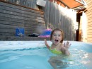 Io loves the hot tub. She spent hours in it this summer. Easiest babysitting evvvverr
