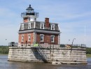 There are several restored and well maintained lighthouses on the Hudson River.  Thank the local historical societies who keep these sites up as memories of the waterways that built America.