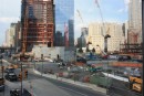 9/11 Memorial Site under construction.  NEVER, EVER FORGET.