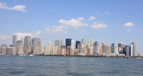View east of Financial District from the ferry.