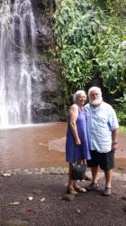 Paul and Susan at another, wait for it..., waterfall