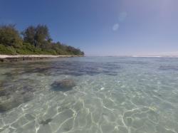 Finally - nice clear tropical water with coral.  Other than Rangiroa the islands didn