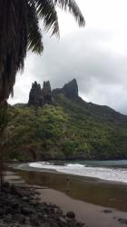 Stopped for lunch at Anaho Bay on the NE side of Nuku Hiva