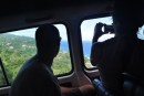 Just a photo to show the angle of the roads on Dominica!