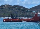 This is how we got our water in Bequia - Scott would dinghy over to this barge and load up our jerry jugs - 15 gallons at a time.