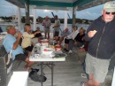 Pot luck on the dock