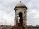 One of the watch towers of Castillo de San Felipe de Barajas
