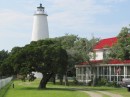 The picturesque Ocracoke lighthouse.
