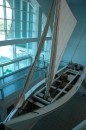The shad boat on display in the Museum of the Albemarle. N.C. lawmakers named the shad boat the state boat in 1987.