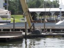 ...to remove the sand from the barge...