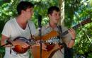Jacob Sharp and Joseph Terrell of Mipso.: Performing Sunday on the Live Oak Stage.