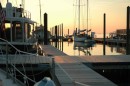 Nice late afternoon light from our slip at the Cape Charles Town Harbor.