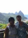 With Clara on St. Lucia 