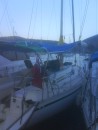 Moored in Vliho, waiting for some work to be done. Luckily only yards from the excellant Vliho yacht club.