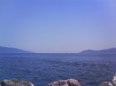 View from Ay Eufimia. Ithaca on the left and kefalonia on the right
