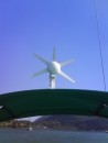 I had to ty up the wind generator, it was just going manic, It