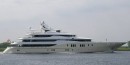 Picture of Mega Yacht "Titan" spotted anchored of Kefalonia as I went past.