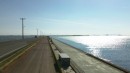 Bike ride down to the tip of the channel