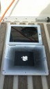 Perspex screen removed, and the small piece of perspex with apple logo which lit up when turned on.