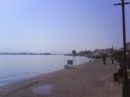 Preveza town quay, looking towards the open sea. It
