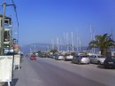 Road into Lefkas town. Beautiful day, very clear skies. 22/3/2012 