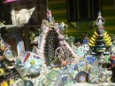 Funky decorations in Jade Sea horse Utila