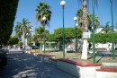 The main Plaza of San Carlos which is the heart of the town.