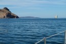 Looking from the anchorage towards the entrance to Agua Verde.