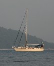Brother Wind anchored in Palau Kecil