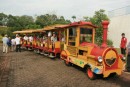 The rally train at the mosque park!