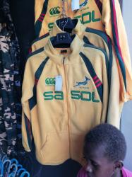 South African rugby top for sale in Vanuatu: Amazed when I spotted this hanging at the door of one of the shops. 