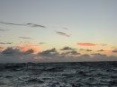 Sunrise in the ocean, on our way to Tongatapu